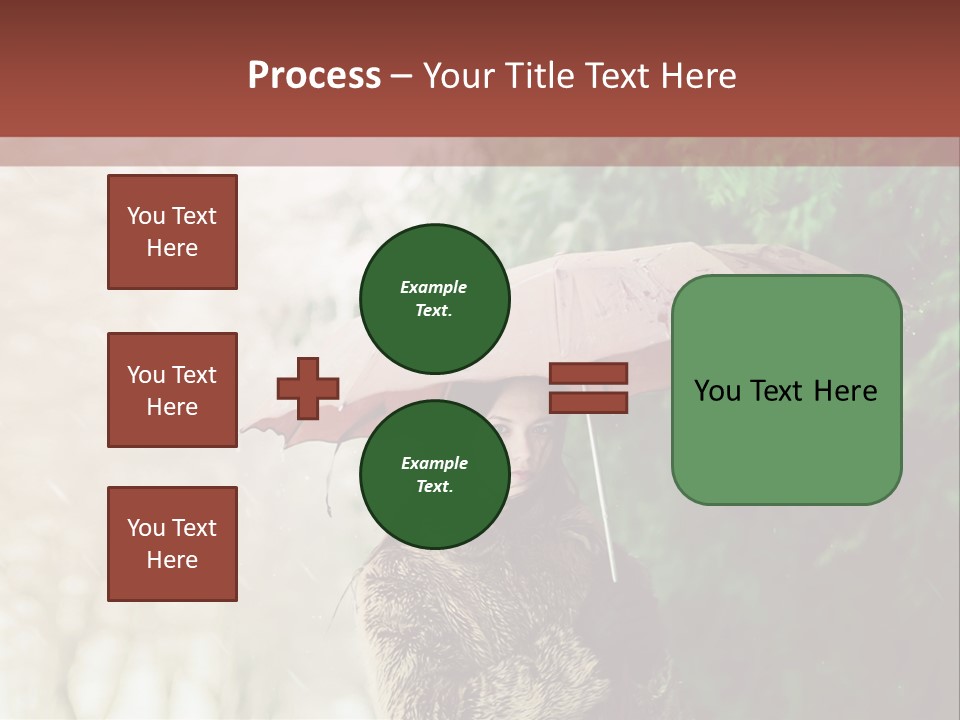 Calm Spring Woman PowerPoint Template
