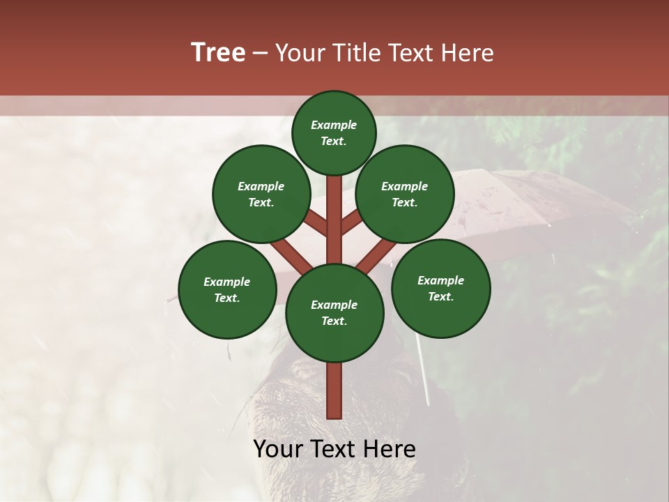 Calm Spring Woman PowerPoint Template