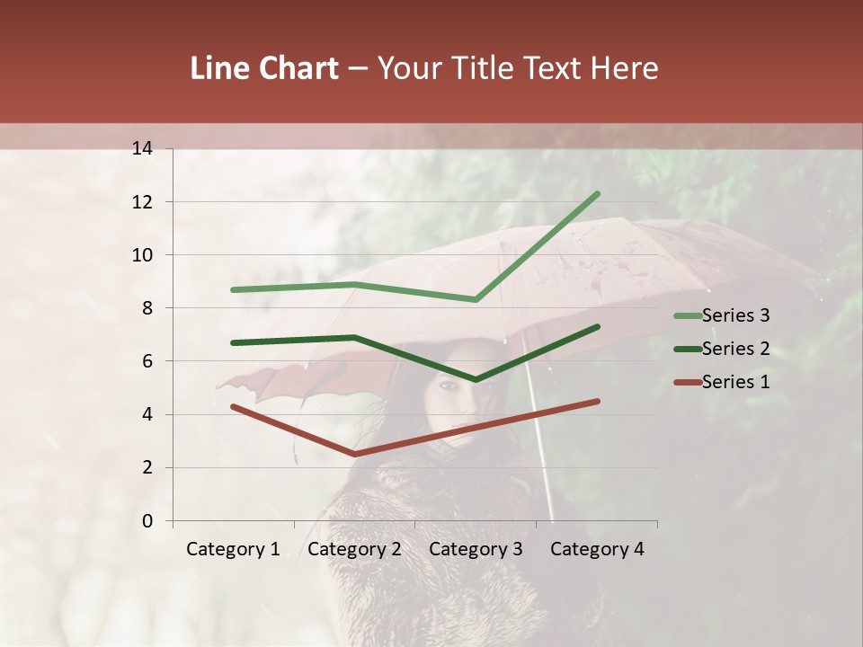 Calm Spring Woman PowerPoint Template