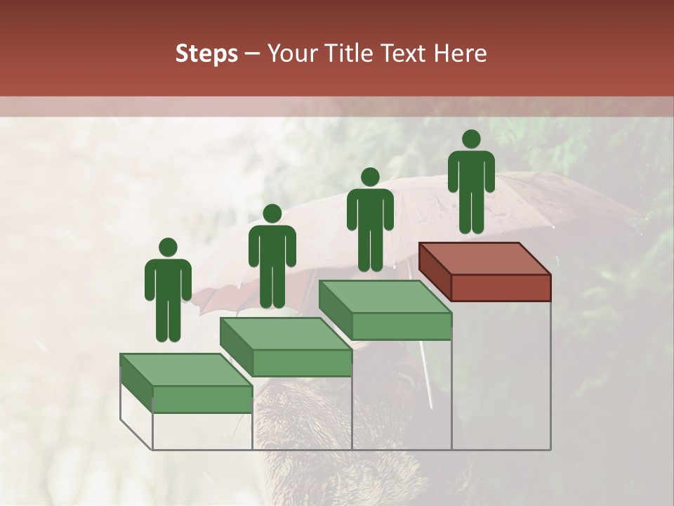 Calm Spring Woman PowerPoint Template