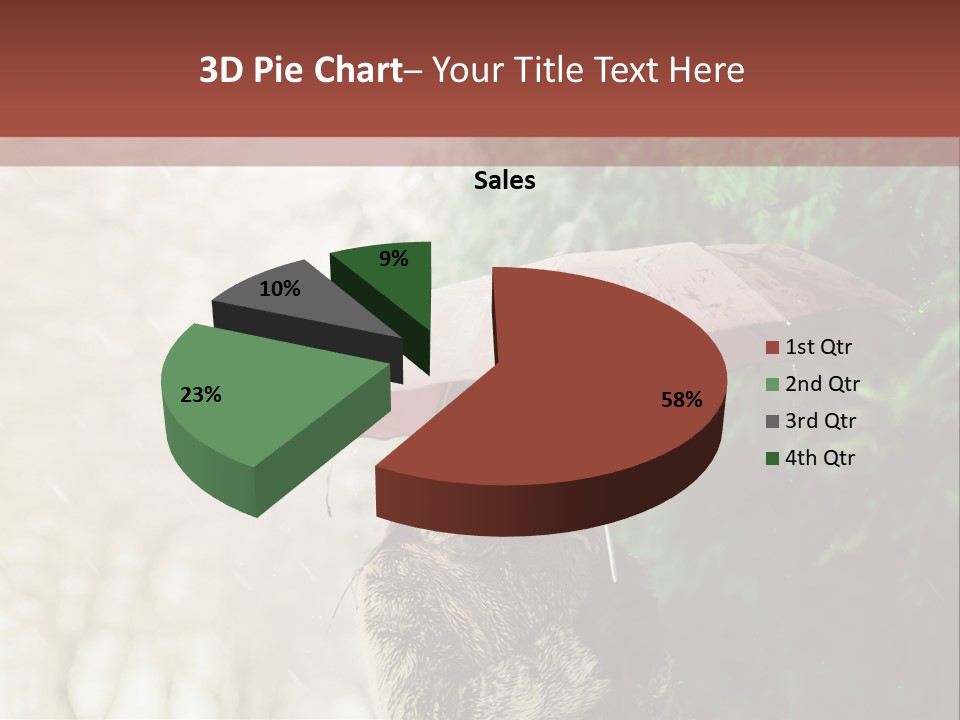 Calm Spring Woman PowerPoint Template