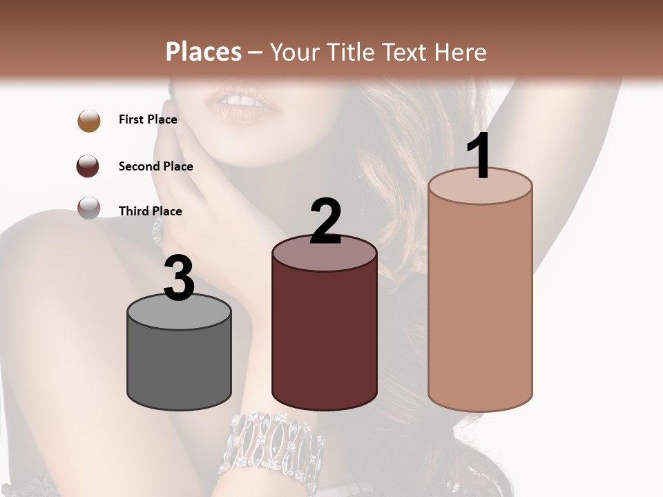 Person Model Beauty PowerPoint Template