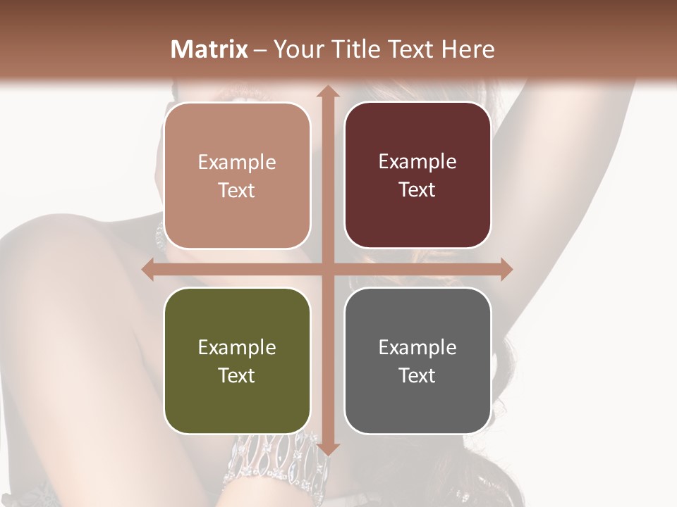 Person Model Beauty PowerPoint Template