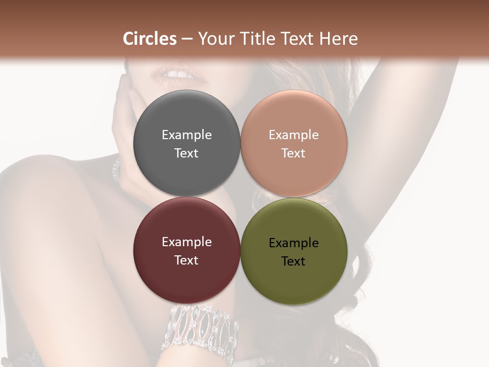 Person Model Beauty PowerPoint Template