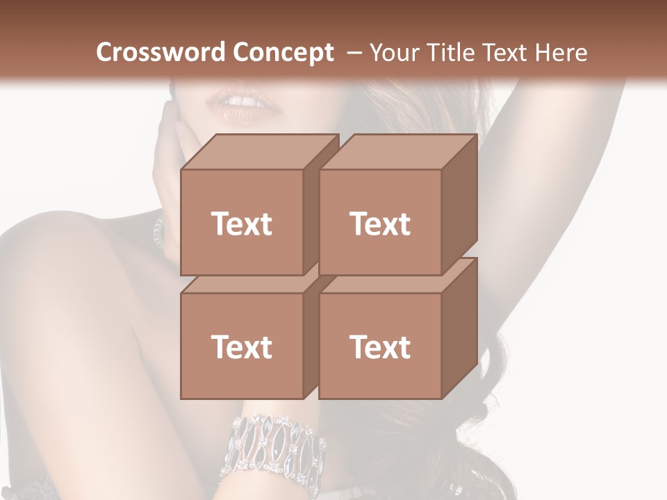 Person Model Beauty PowerPoint Template