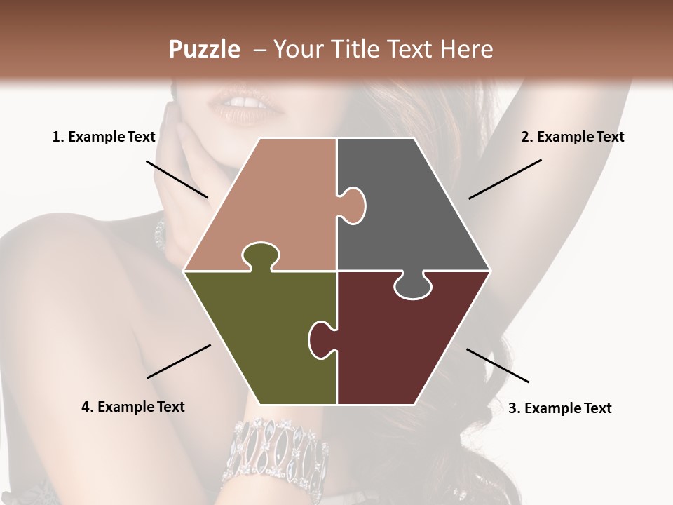 Person Model Beauty PowerPoint Template