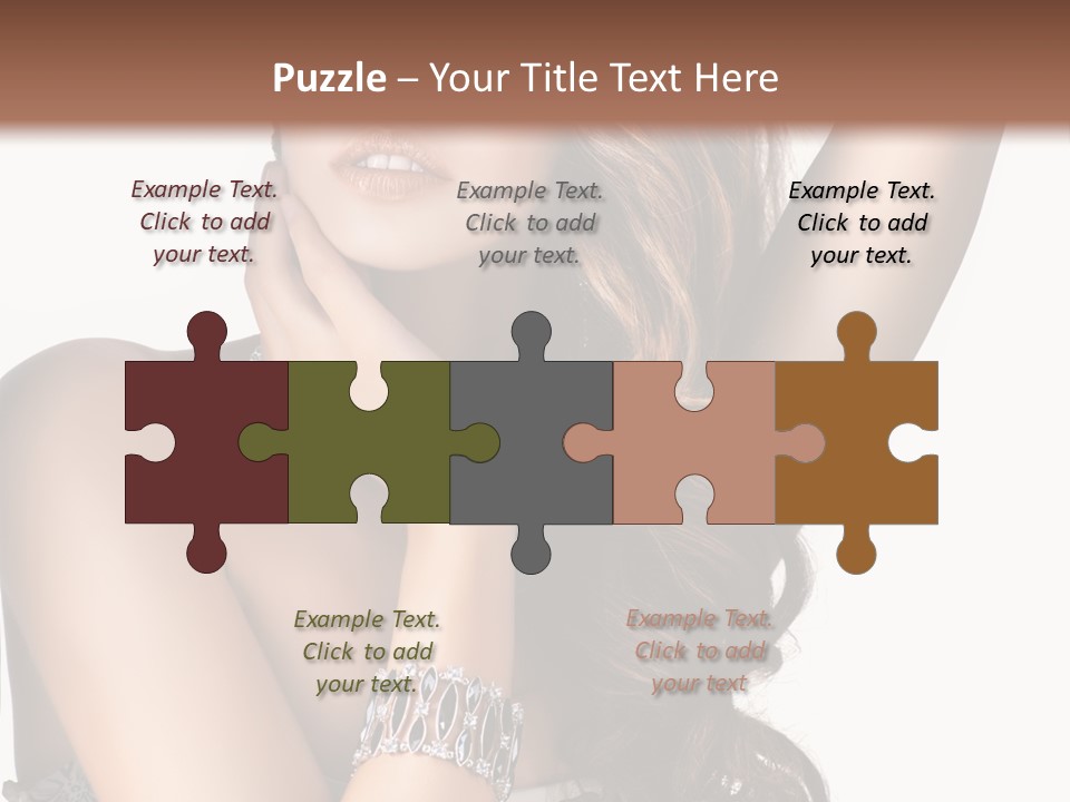 Person Model Beauty PowerPoint Template