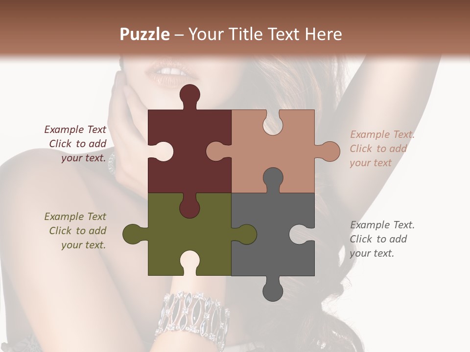 Person Model Beauty PowerPoint Template
