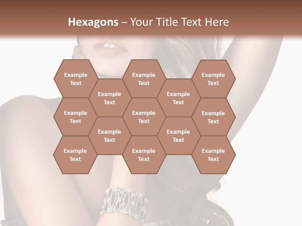 Person Model Beauty PowerPoint Template