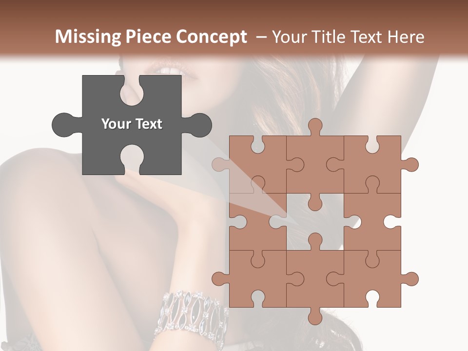 Person Model Beauty PowerPoint Template