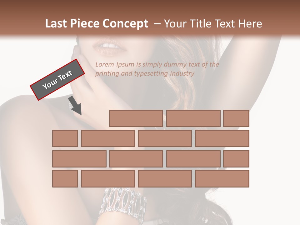 Person Model Beauty PowerPoint Template