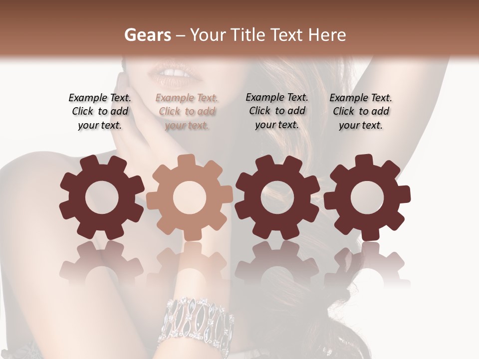 Person Model Beauty PowerPoint Template