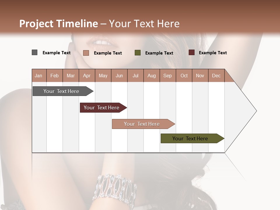 Person Model Beauty PowerPoint Template