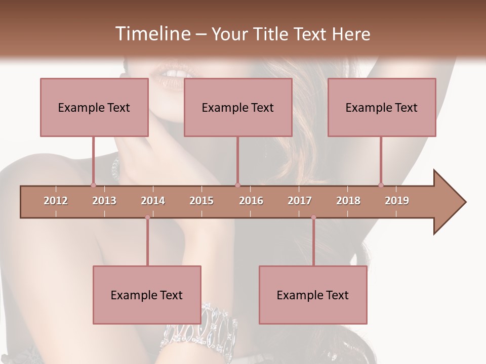 Person Model Beauty PowerPoint Template