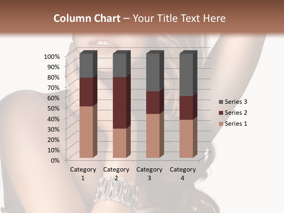 Person Model Beauty PowerPoint Template