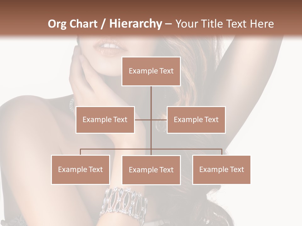 Person Model Beauty PowerPoint Template