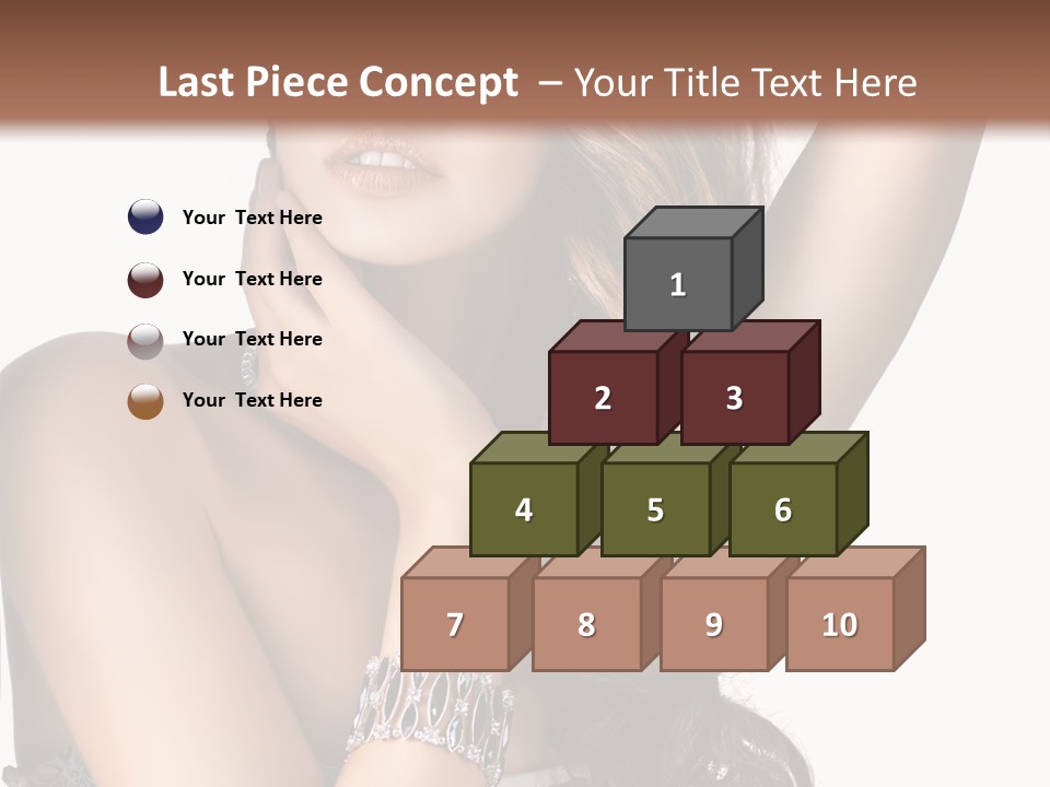 Person Model Beauty PowerPoint Template