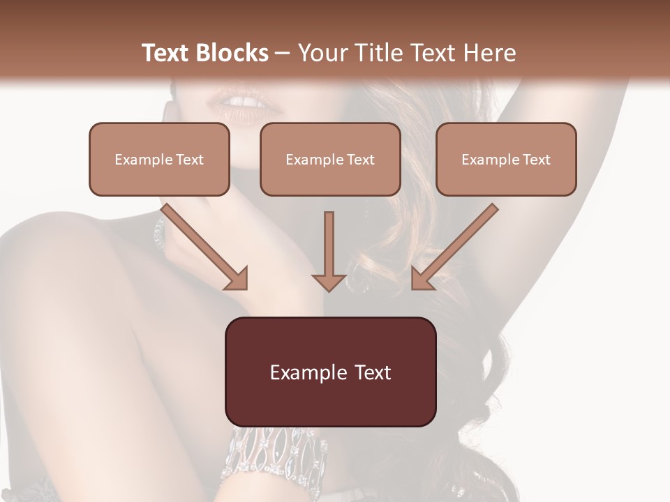 Person Model Beauty PowerPoint Template