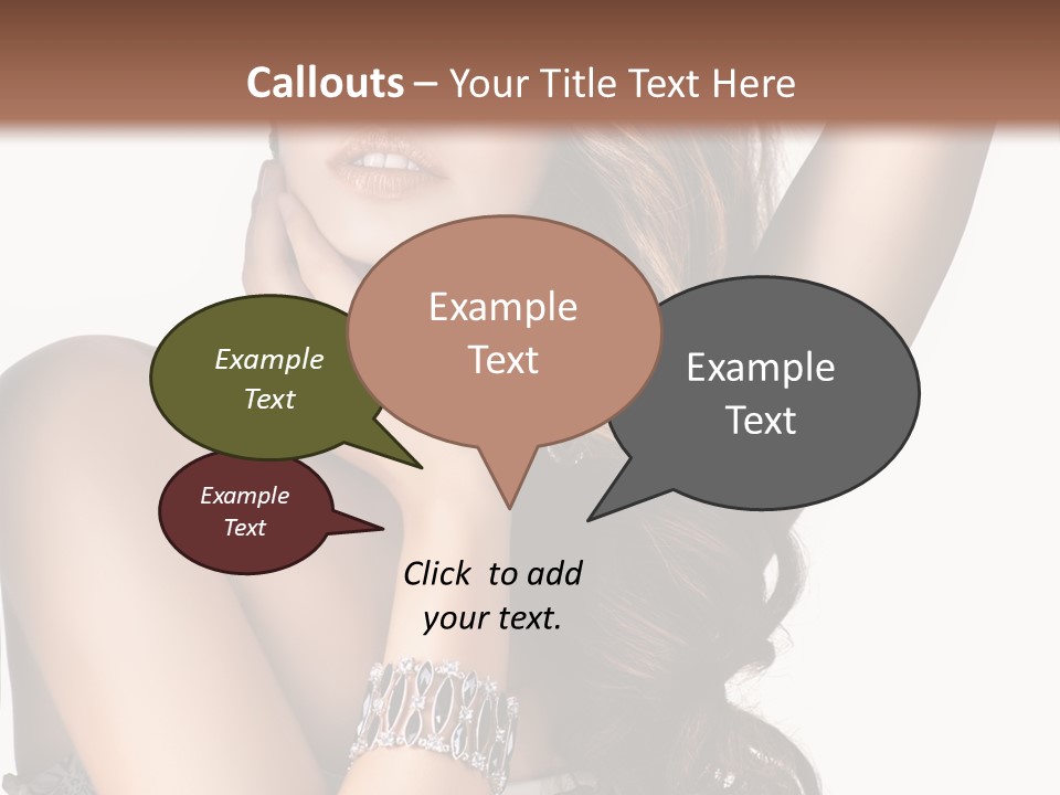 Person Model Beauty PowerPoint Template