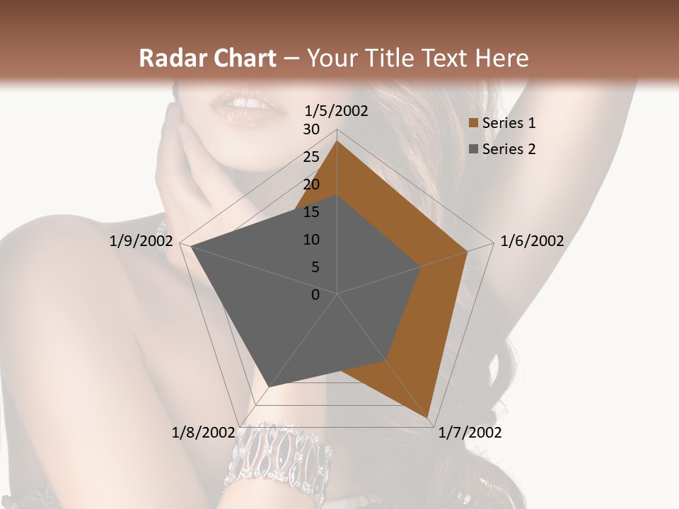 Person Model Beauty PowerPoint Template