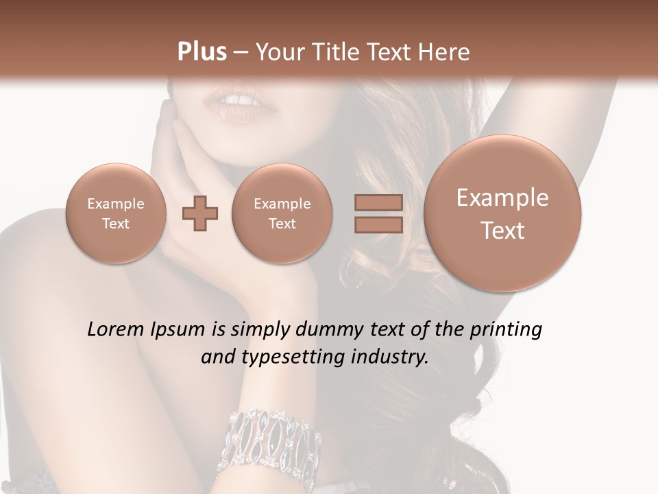Person Model Beauty PowerPoint Template
