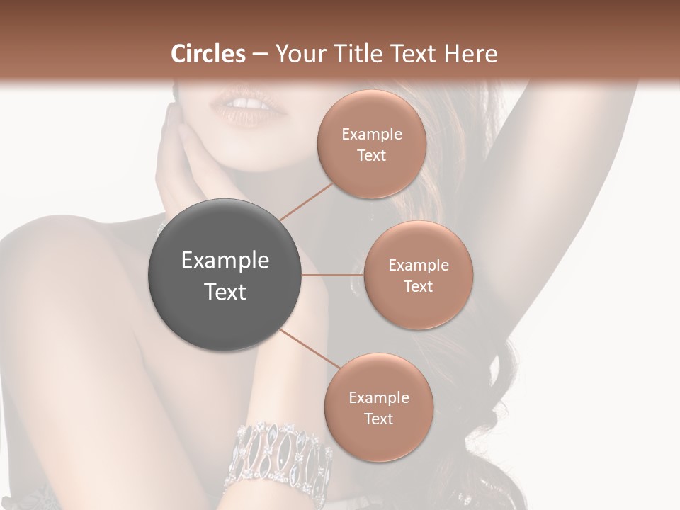 Person Model Beauty PowerPoint Template