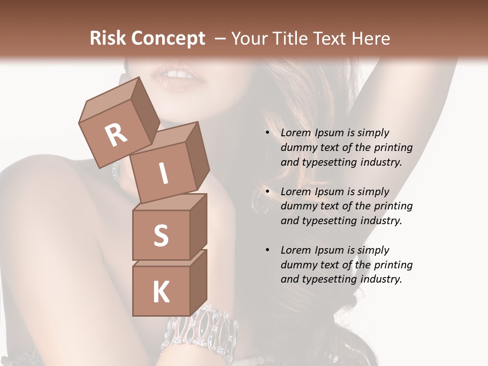 Person Model Beauty PowerPoint Template