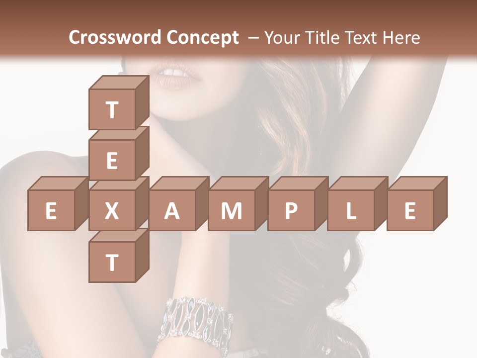 Person Model Beauty PowerPoint Template