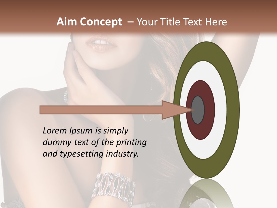 Person Model Beauty PowerPoint Template