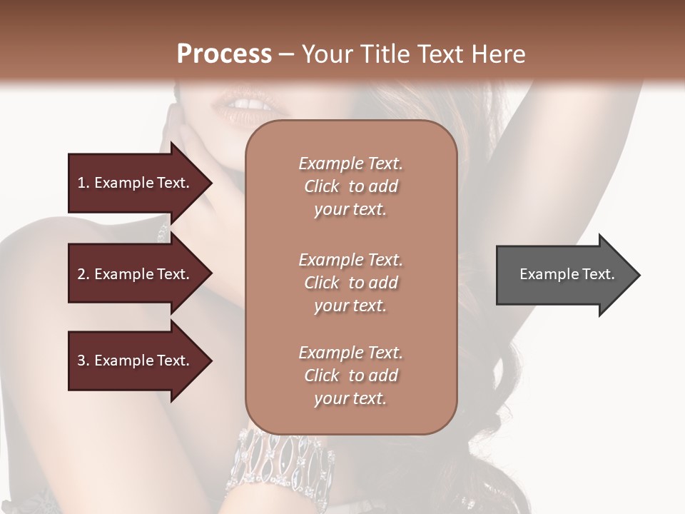 Person Model Beauty PowerPoint Template