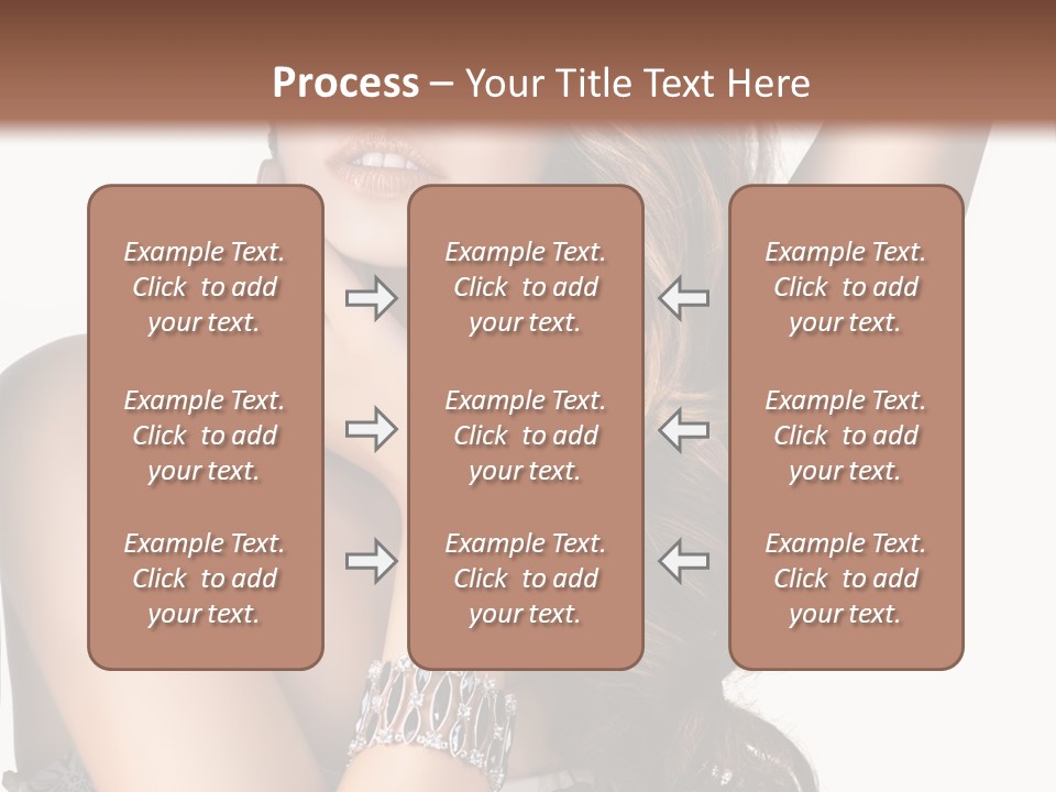 Person Model Beauty PowerPoint Template