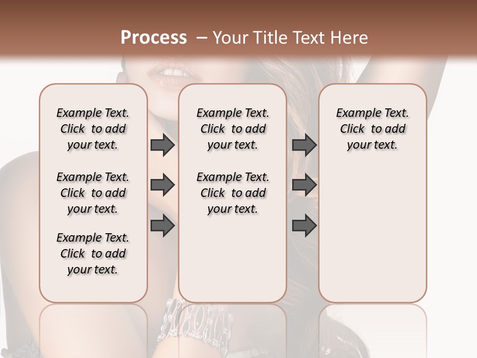 Person Model Beauty PowerPoint Template