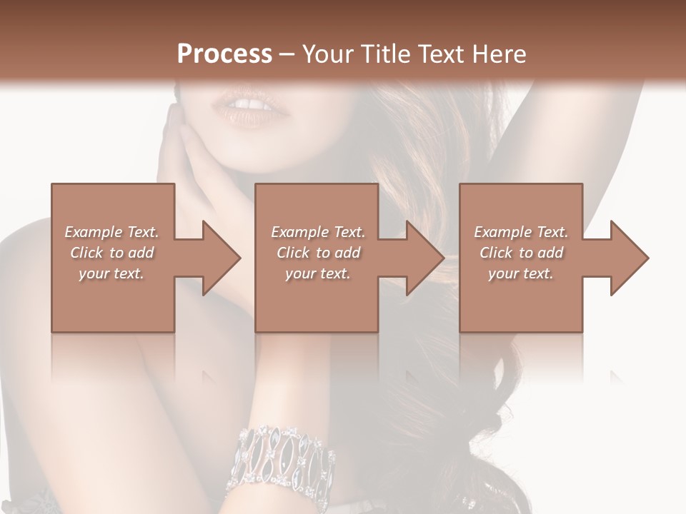 Person Model Beauty PowerPoint Template