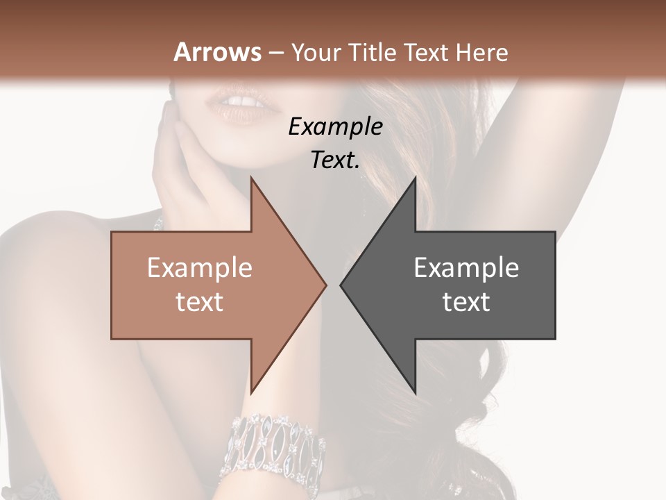 Person Model Beauty PowerPoint Template