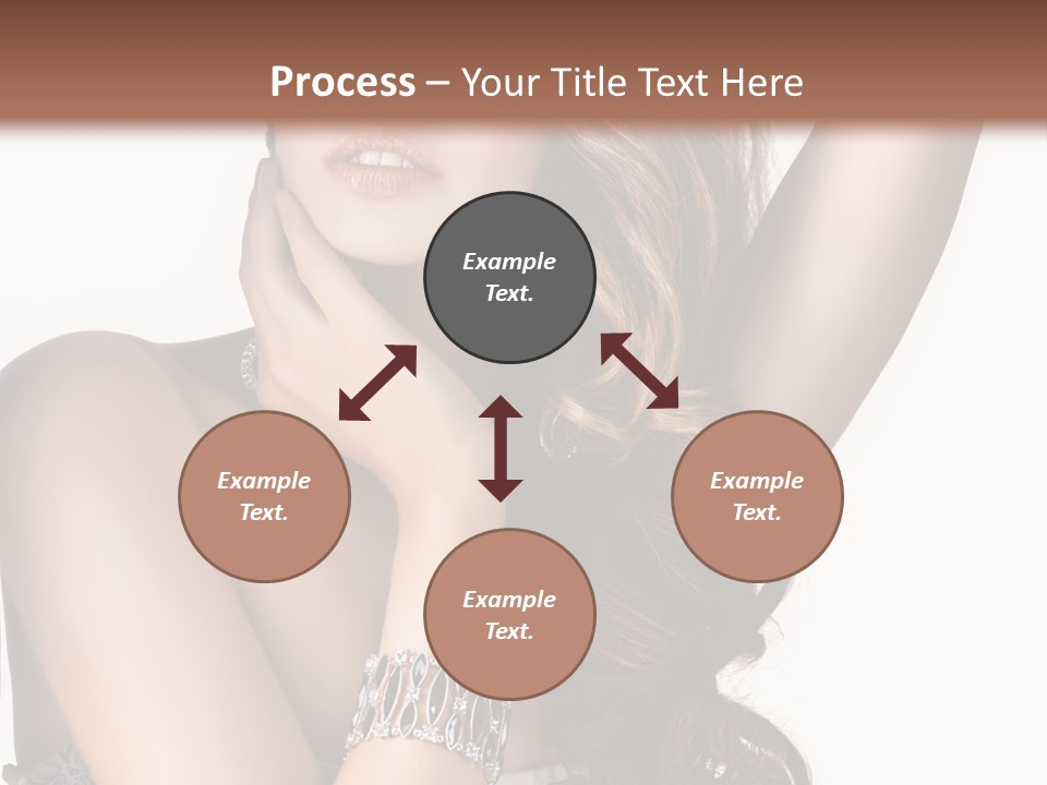 Person Model Beauty PowerPoint Template