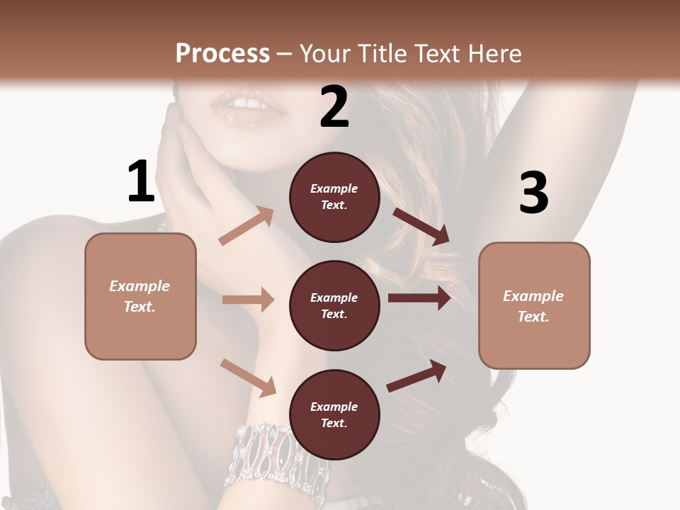 Person Model Beauty PowerPoint Template