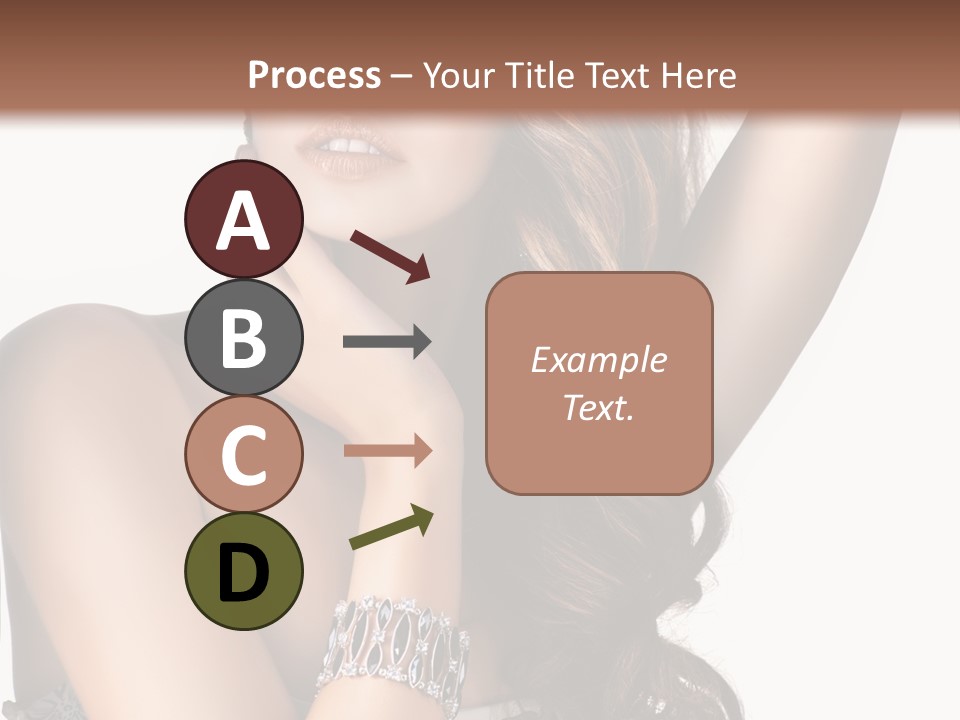 Person Model Beauty PowerPoint Template