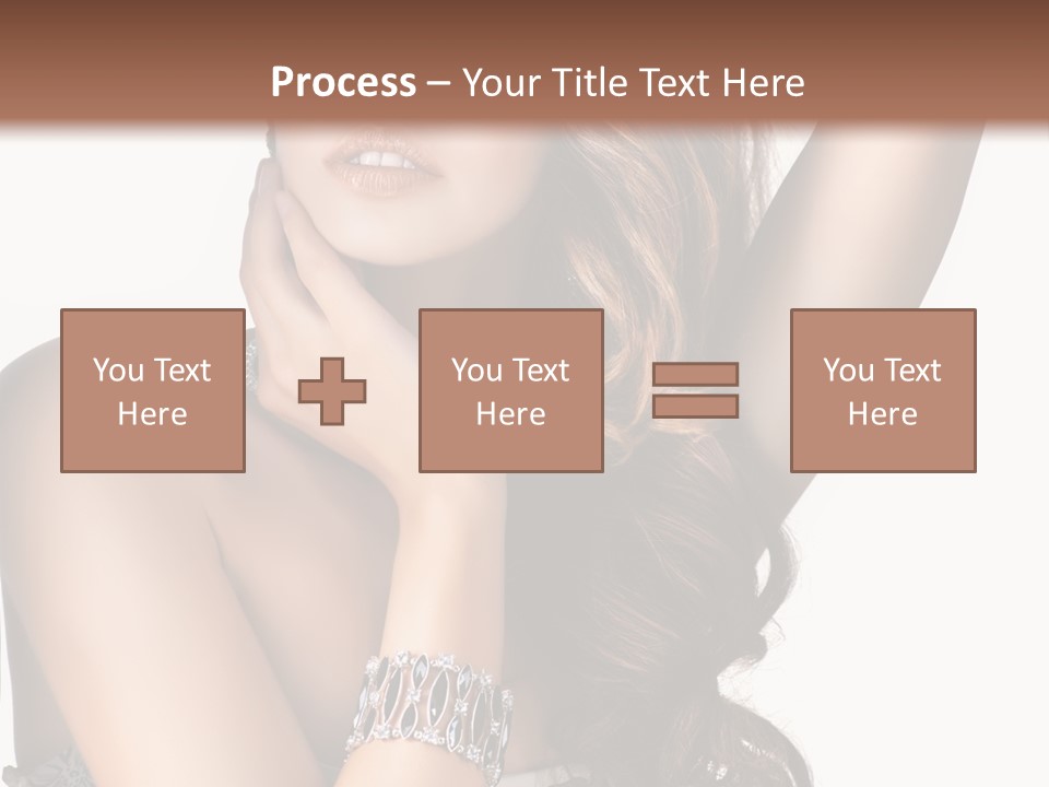 Person Model Beauty PowerPoint Template