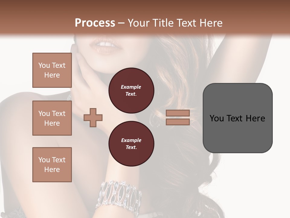 Person Model Beauty PowerPoint Template