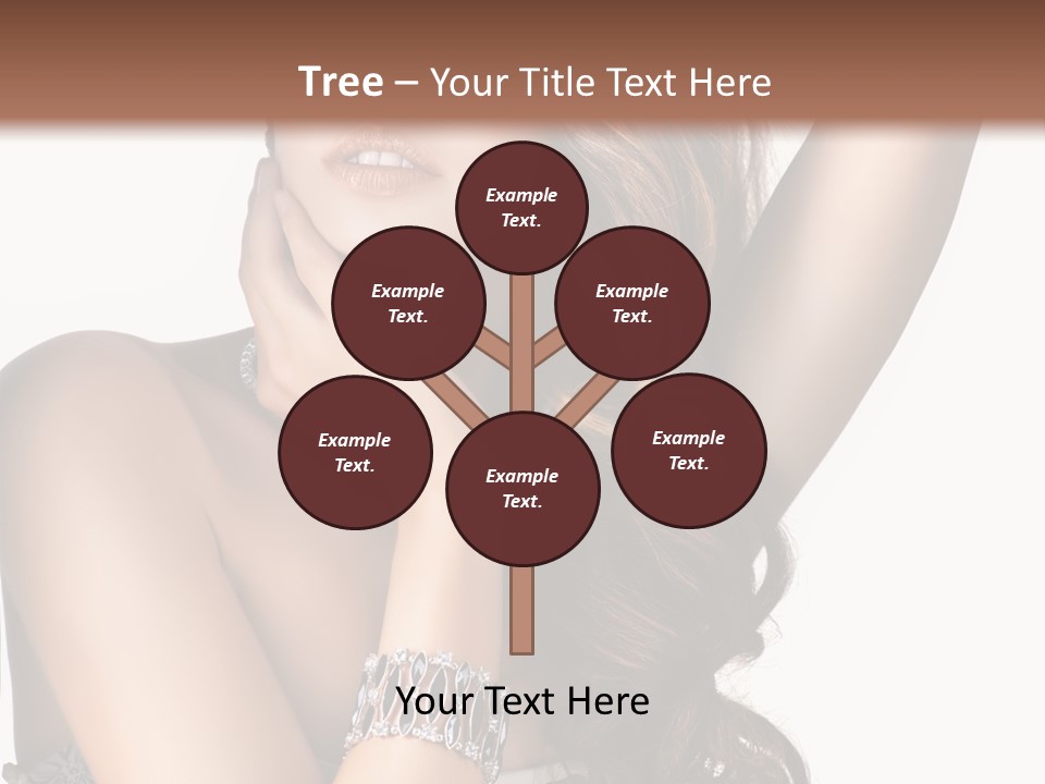 Person Model Beauty PowerPoint Template