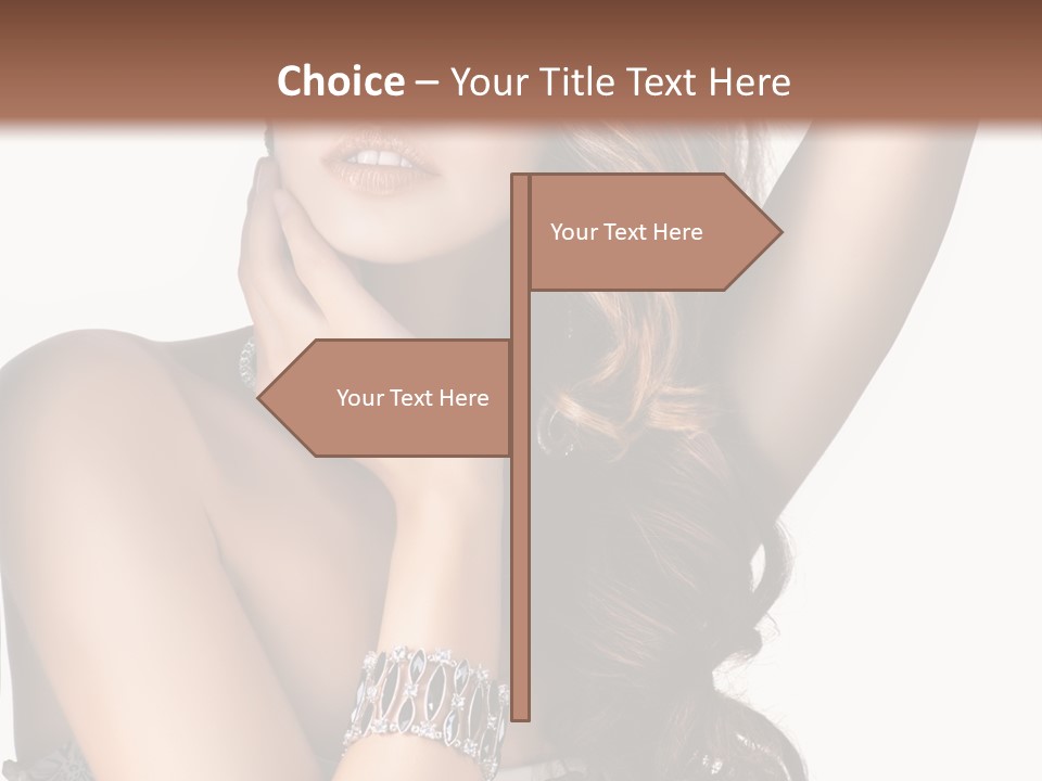 Person Model Beauty PowerPoint Template