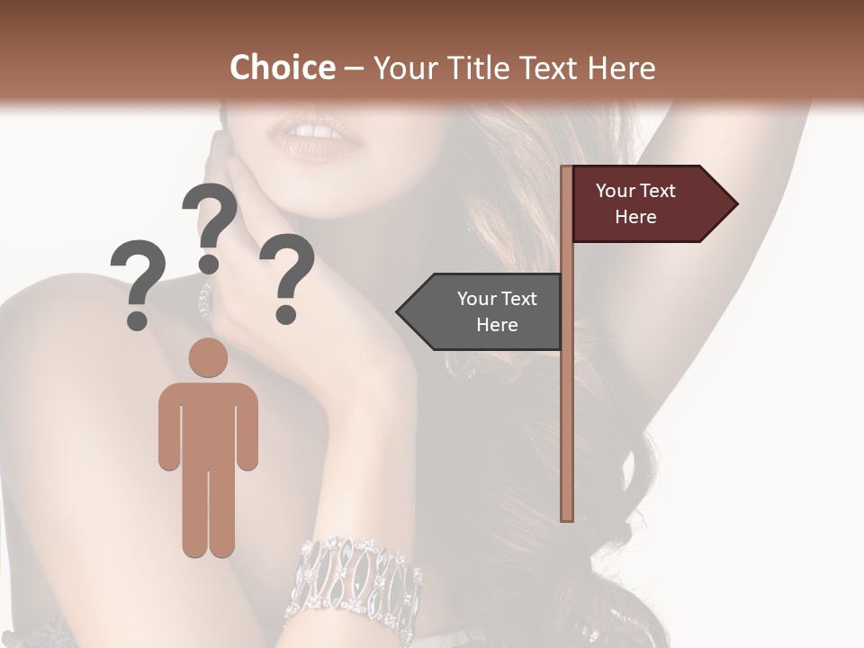 Person Model Beauty PowerPoint Template