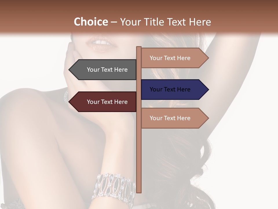 Person Model Beauty PowerPoint Template