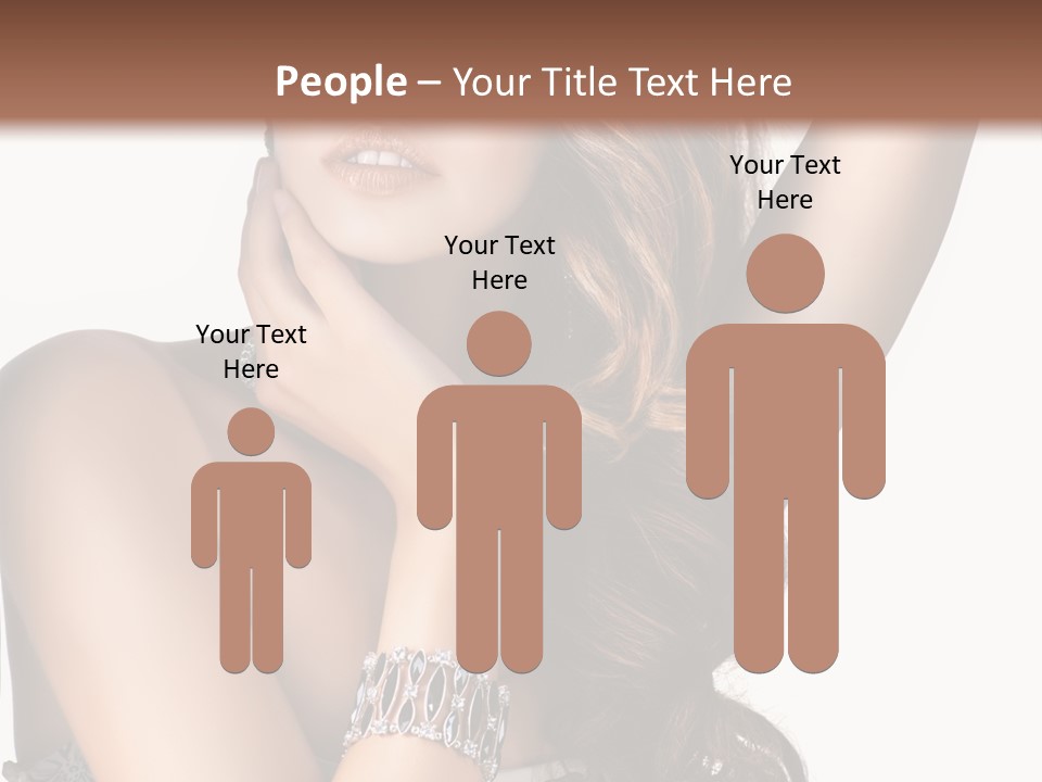 Person Model Beauty PowerPoint Template
