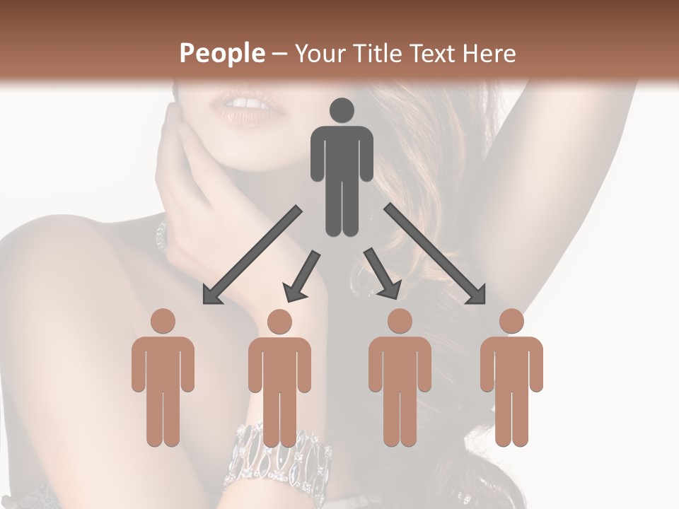 Person Model Beauty PowerPoint Template