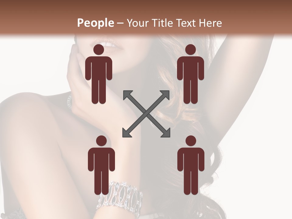 Person Model Beauty PowerPoint Template