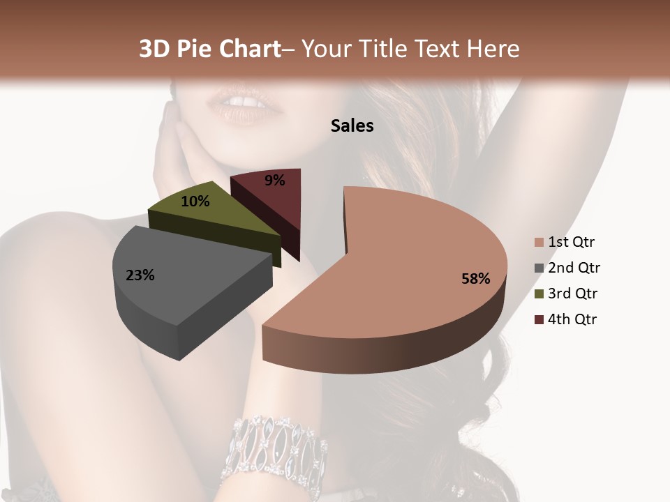 Person Model Beauty PowerPoint Template