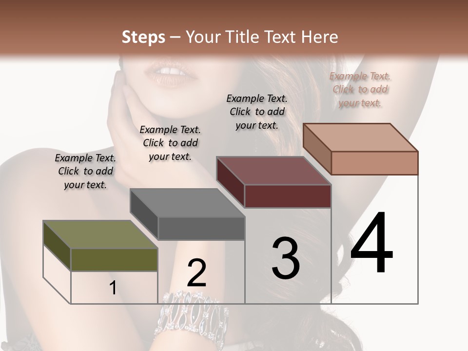 Person Model Beauty PowerPoint Template