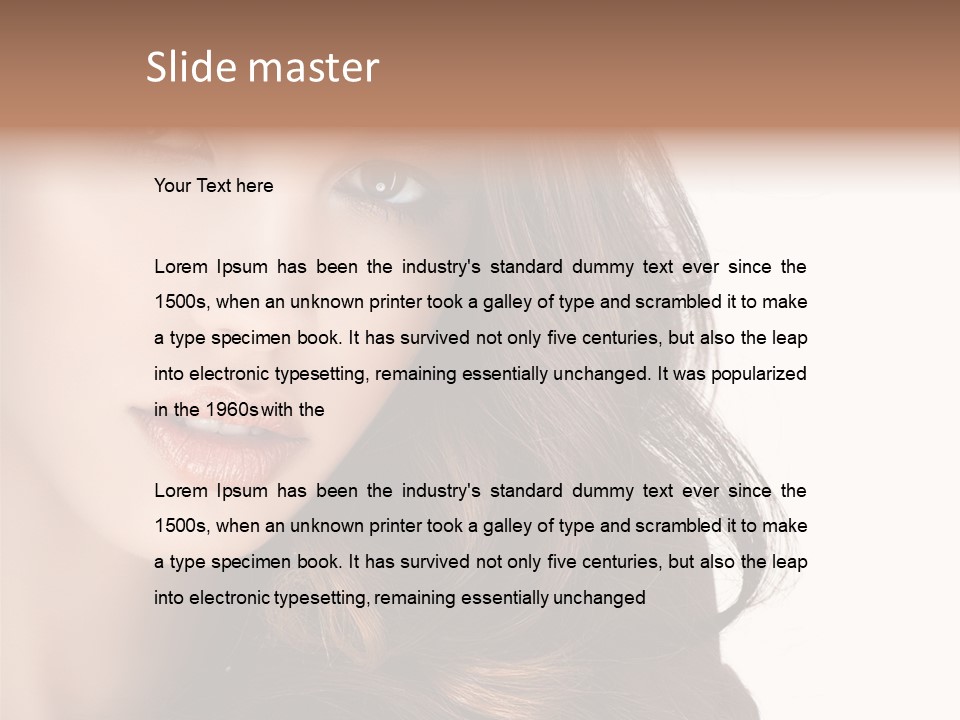 Jewellery Isolated On White Pretty PowerPoint Template