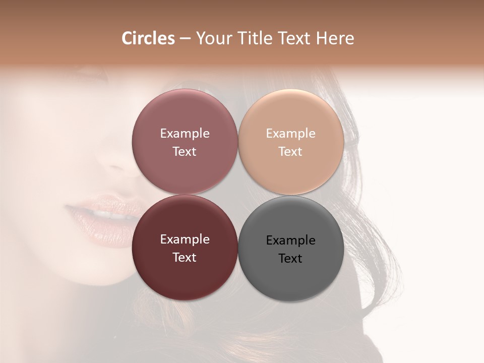 Jewellery Isolated On White Pretty PowerPoint Template